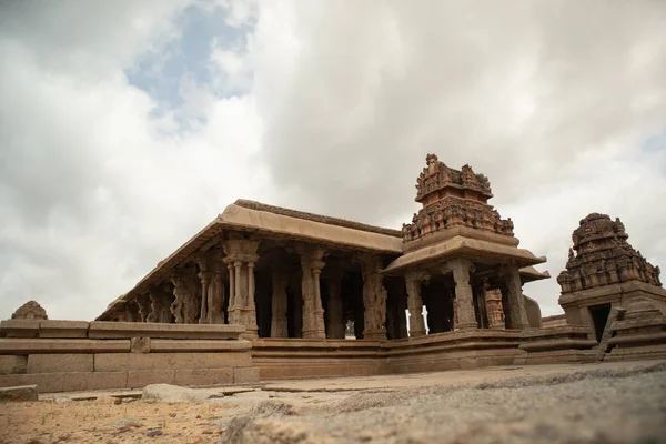 Zerstörter sri krishna Tempel in Hampi, Indien. — Stockfoto
