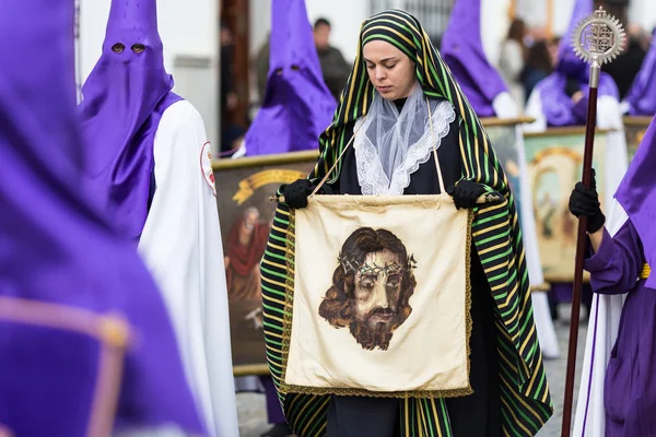 Marchena Seville España Marzo 2018 Procesión Semana Santa Marchena Seville — Foto de Stock