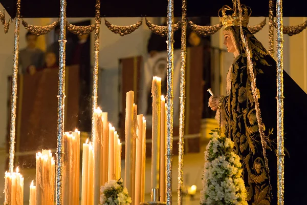 Marchena Sevilla Španělsko Března 2018 Průvod Svatého Týdne Semana Santa — Stock fotografie