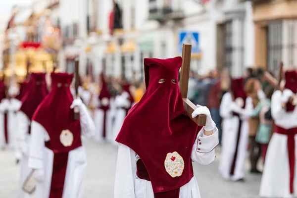 Marchena Seville Spain April 2019 Procession Holy Week Marchena Seville — 스톡 사진