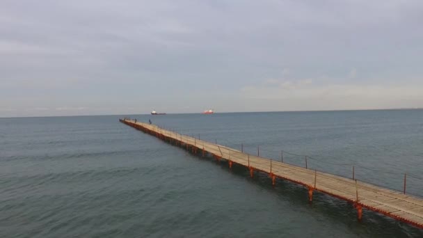 Luftaufnahme Blick Auf Das Meer — Stockvideo