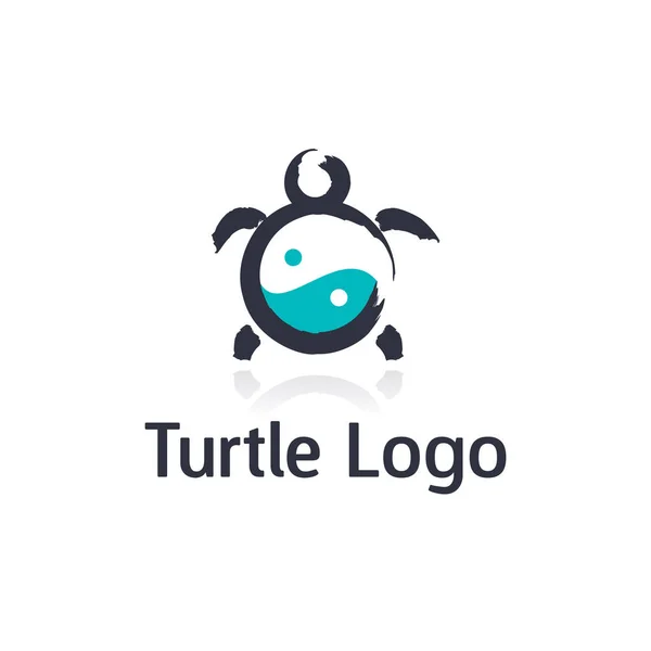 Projeto Logotipo Vetor Tartaruga — Vetor de Stock