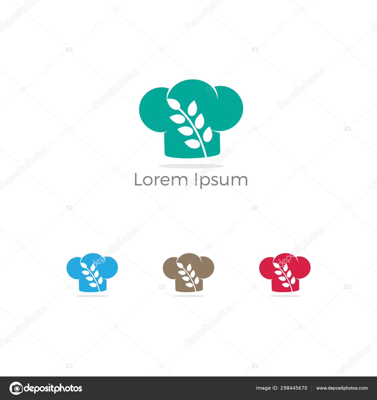 Low Poly Restaurant Logo Food Lover Healthy Organic Food Industry