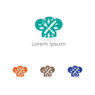 Düşük poli Restoran Logo, gıda aşığı, sağlıklı ve organik Gıda Sanayi, paket vektör simgesi, Ev pişirme kaşık. bitkisel gıda kalp illüstrasyon.