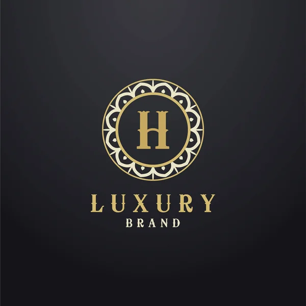 Cosmetic Letter Logo Design Luxury Hotel Letter Vector Monogram High — Stock Vector