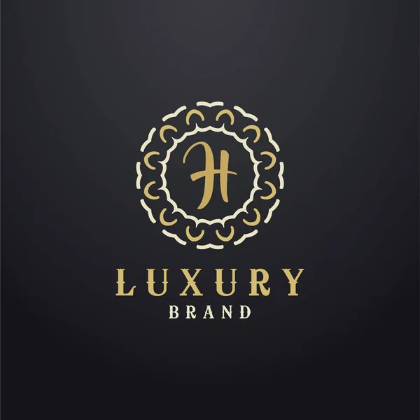 Cosmetic Letter Logo Design Luxury Hotel Letter Vector Monogram High — Stock Vector