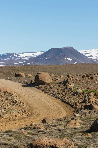 Parasitic Volcanic Cone Flank Icelandic Shield Volcano Western Highlands Thingvellir — Stock Photo, Image