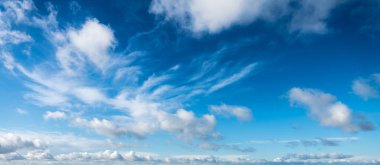 Kış gökyüzü cloudscape