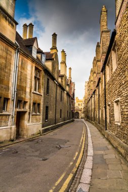 Trinity Lane'i görüntüleyin, Cambridge, İngiltere