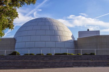 Planetarium Madrid görünümünü. İspanya.