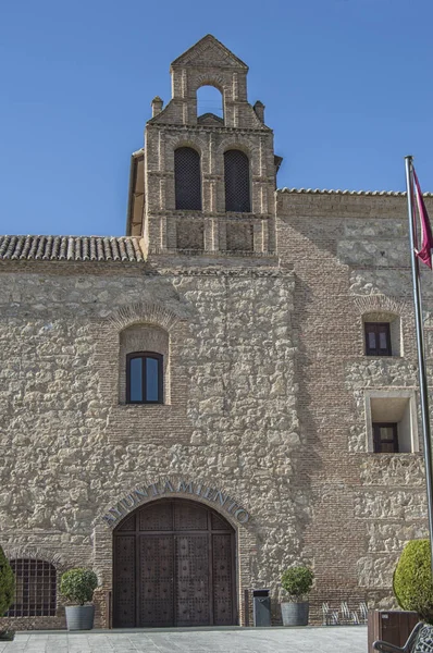 Gevel Ingang Van Het Stadhuis Van Torrijos Provincie Toledo Castilla — Stockfoto