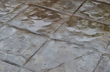 yağmur ıslak asfalt parçası ile arka plan