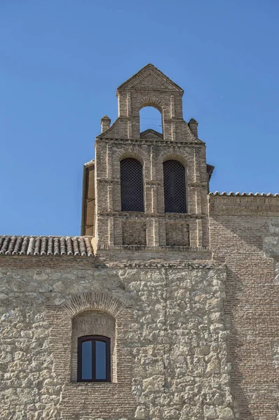 Facade Window Bell Tower Town Hall Torrijos Province Toledo Castilla — Stock Photo, Image