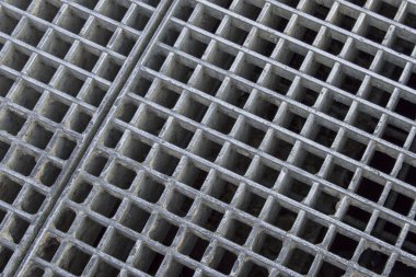 zeminde metal ızgara ile arka plan