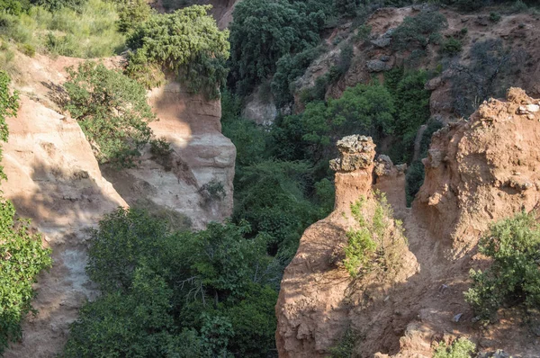 Soubor Kaňonů Hocino Průlivu Provincii Albacete Castilla Mancha Španělsko — Stock fotografie