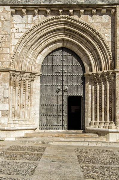 Pedra Gótico Porta Igreja Entrada — Fotografia de Stock