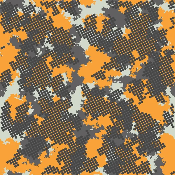Nuages Couleur Motif Sans Couture Vecteur Sans Couture Design Camouflage — Image vectorielle