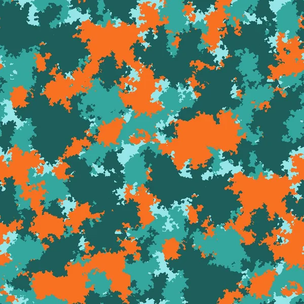 Kleur Wolken Naadloze Patroon Vector Naadloze Camo Modevormgeving Trendy Camouflage — Stockvector