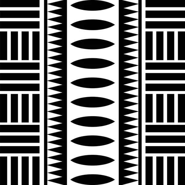 Geometrické Etnické Ornament Keramiku Tapety Textilní Web Karty Etnický Vzor — Stockový vektor