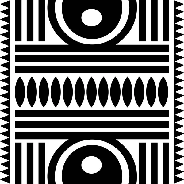 Ornamento Étnico Geométrico Para Cerâmica Papel Parede Têxtil Web Cartões —  Vetores de Stock