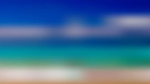 太陽と海と抽象的な夏の背景 — ストックベクタ