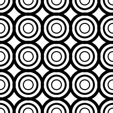 Geometrik desen. Sorunsuz vektör arka plan. Siyah ve beyaz doku. Grafik modern desen.