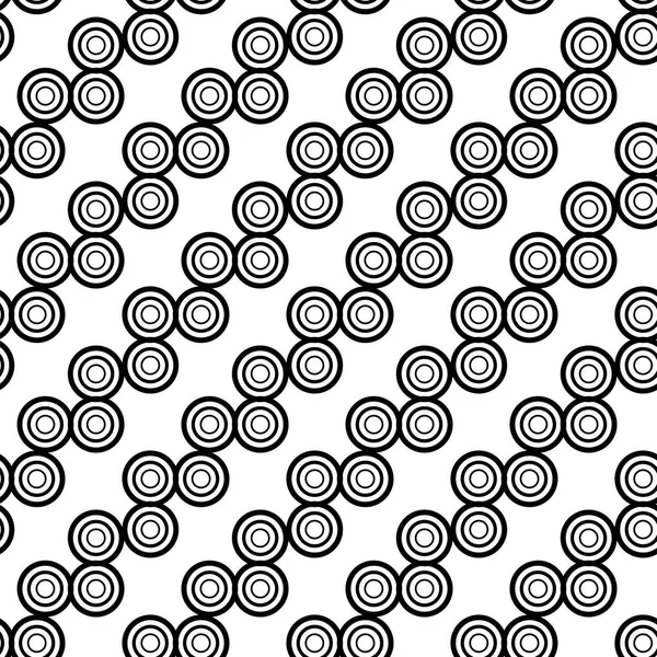 Das Geometrische Muster Nahtloser Vektorhintergrund Schwarz Weiße Textur Grafisch Modernes — Stockvektor