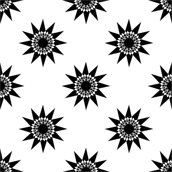 Geometrik desen. Sorunsuz vektör arka plan. Siyah ve beyaz doku. Grafik modern desen.