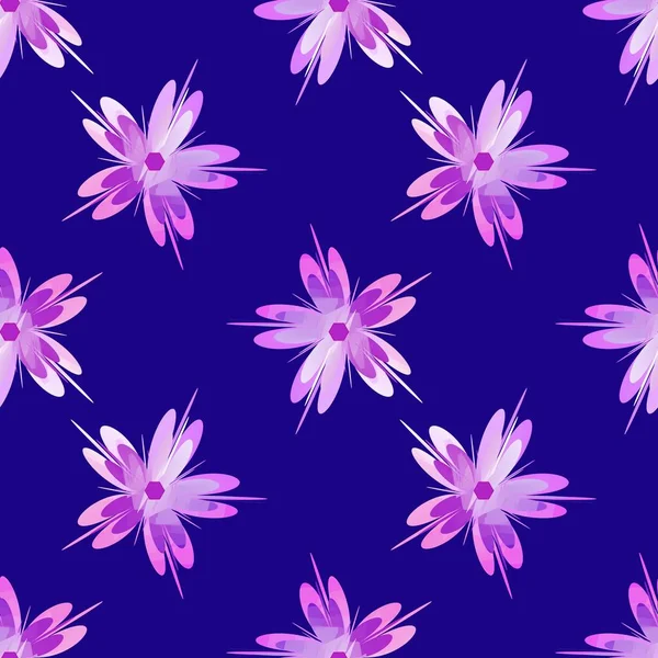 Sakura flower seamless pattern design element — Stock Vector