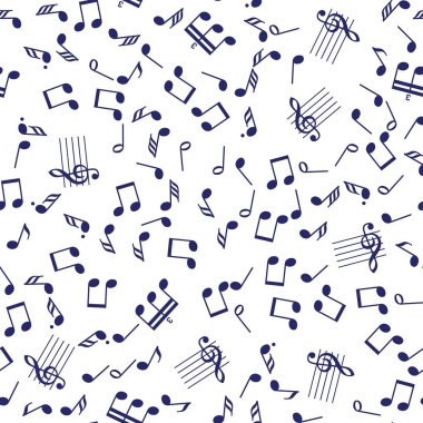 Kesintisiz müzik notlar desen