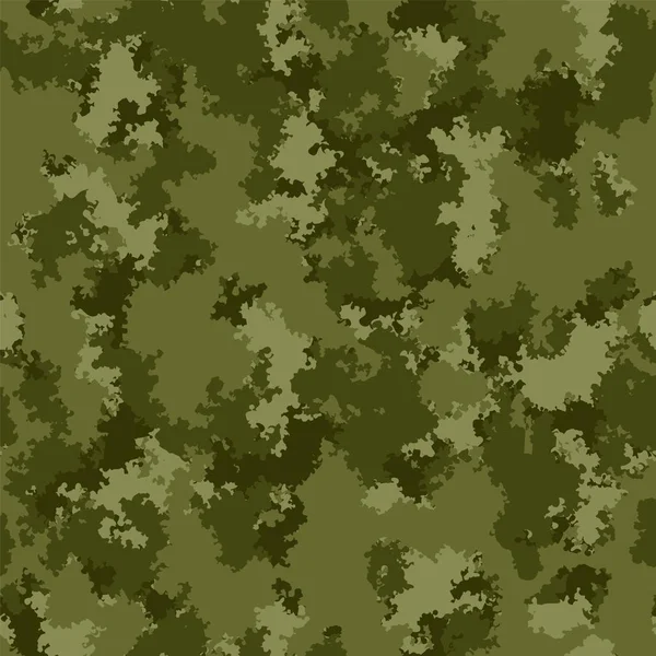 Nahtloses Muster mit Waldcamouflage-Farben — Stockvektor