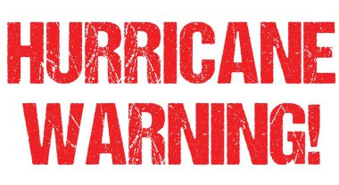 Kasırga uyarı kasırga hava uyarısı typo başlık haber logosu afiş tasarım vektör