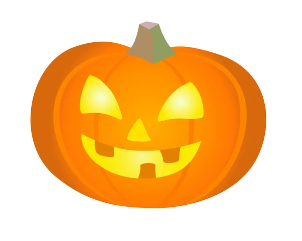 Citrouille Pour Halloween Une Illustration Couleur Sur Thème Halloween Jack — Image vectorielle