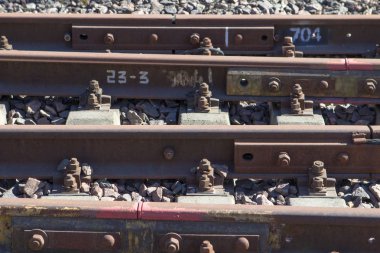 Endüstriyel kavramı arka plan. Demiryolu seyahat, demiryolu turizm