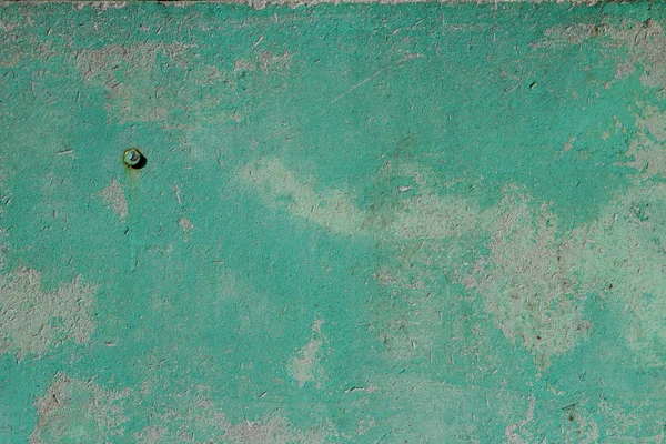 Textura antigua pared agrietada azul turquesa, la textura de la pintura antigua se astilla y se agrieta la destrucción de la caída. Textura de pared grunge . — Foto de Stock