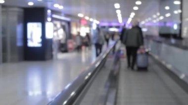 ofpassenger Europe Havaalanı uluslararası havaalanının kalabalık. odak