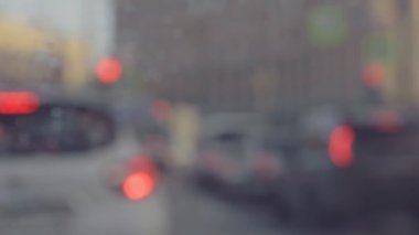 araba trafik bokeh ışıklar arka plan