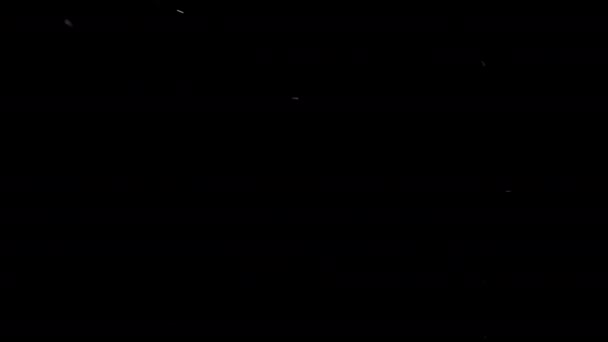 Partículas com bokeh sobre fundo escuro — Vídeo de Stock