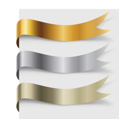 Boş metal dalgalı afiş sayfa vektör şablonu dönerek ayarla.