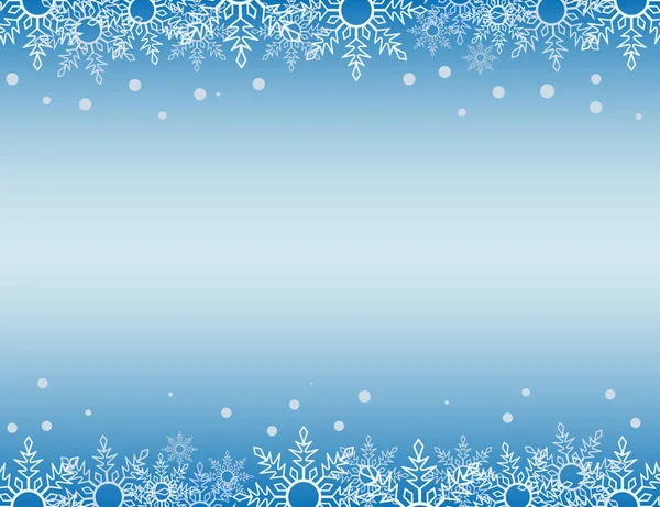 Абстрактний Різдвяний Фон Білими Сніжинками Копіюванням Простору Центрі Векторні Ілюстрації — стоковий вектор