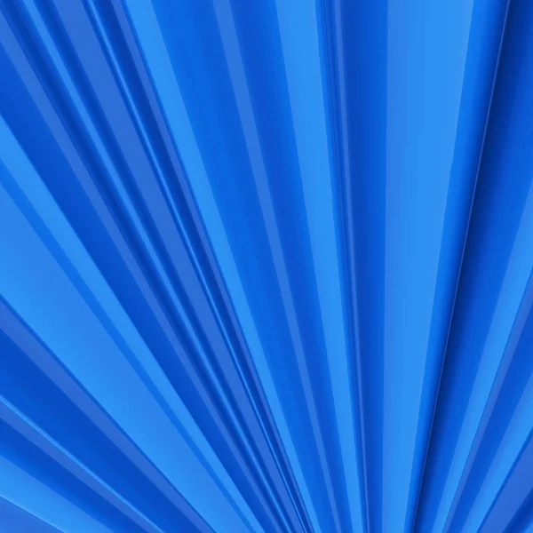 Abstract Blue Wavy Smooth Surface Background Rendering — Stock Photo, Image