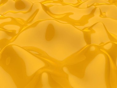 Soyut sarı dalgalı yüzey arka plan.