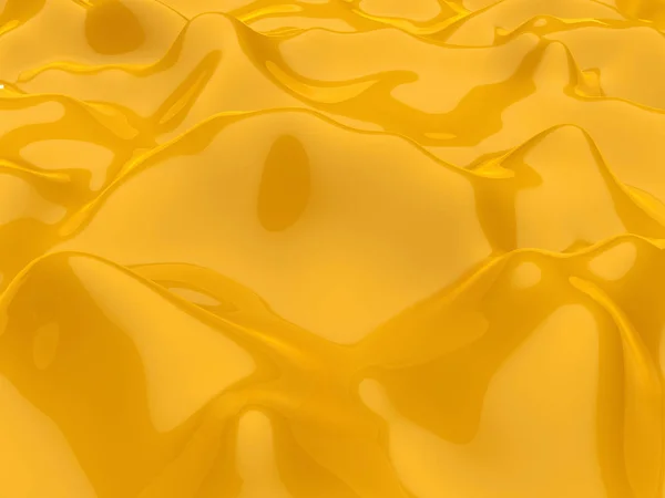 Abstract yellow wavy surface background. — Stock Photo, Image