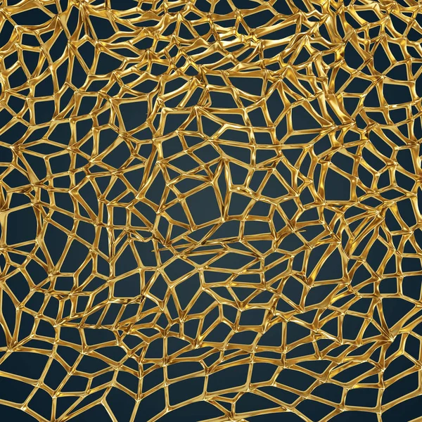 Irregular gold lattice luxury background. — Stock Photo, Image