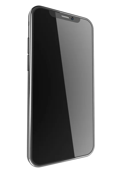 Modern smartphone with turned off screen