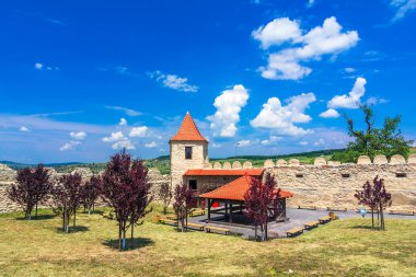 Rupea kale, Transilvanya, Romanya: Romanya tarihi Transilvanya bölgesinde şehrin Ortaçağ Kalesi