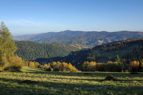 Осенний Пейзаж Горских Гор Польша — стоковое фото