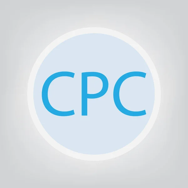 Cpc Cost Click Концепт Векторная Иллюстрация — стоковый вектор