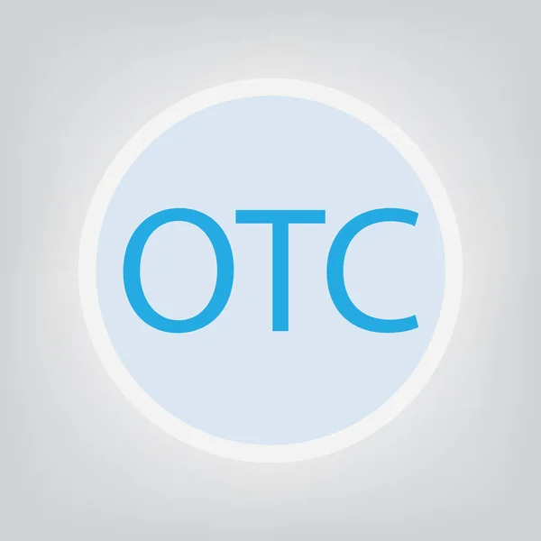Otc Counter Concepto Vector Ilustración — Vector de stock