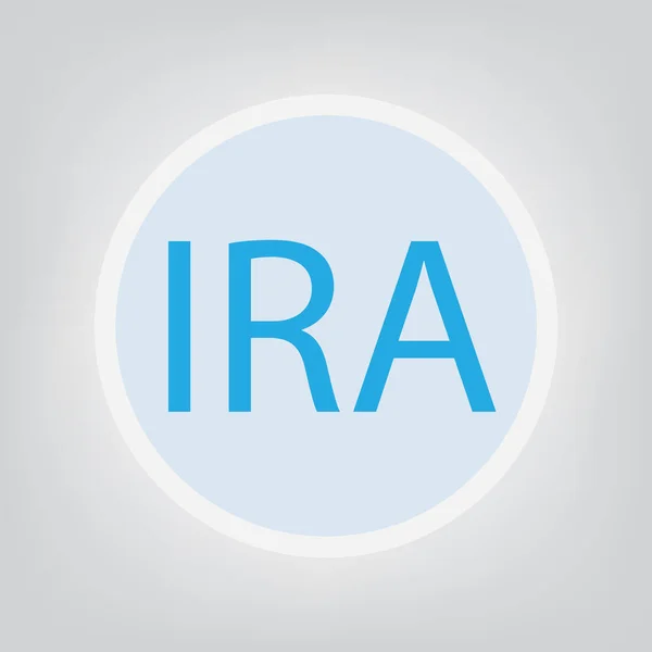 Ira 个人退休帐户 向量例证 — 图库矢量图片